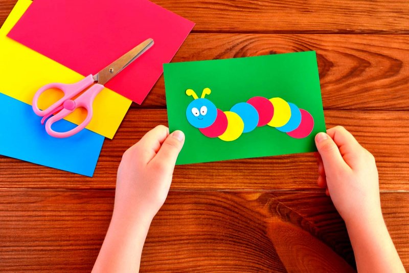 Цветная бумага для детей
