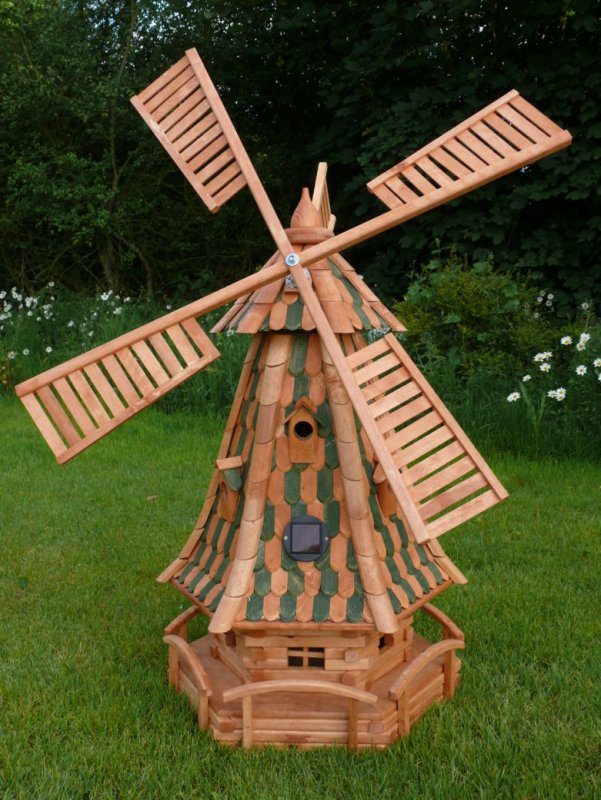 Мельница деревянная декоративная для сада