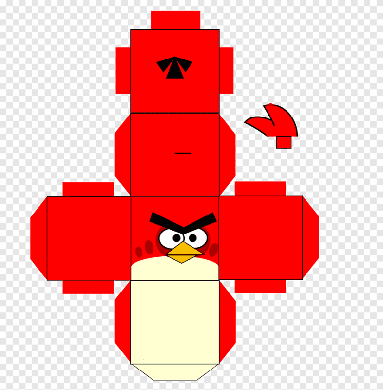 Паперкрафт Angry Birds