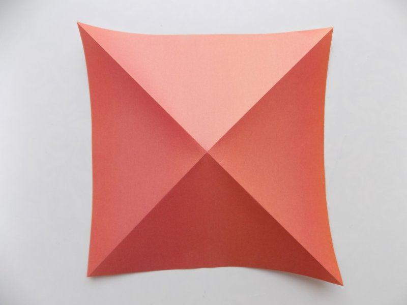 Бумага для оригами оранжевая