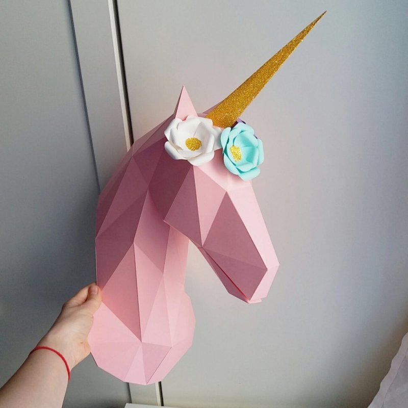 Оригами Единорог