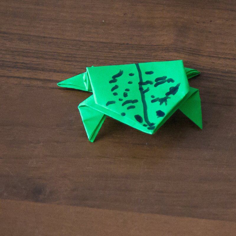 Оригами Царевна лягушка