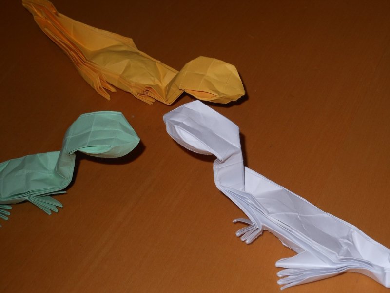 Оригами Тритон