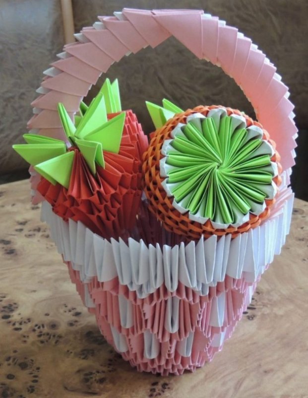Модульное оригами фрукты