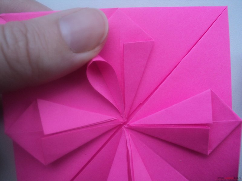 Оригами сердечко из бумаги