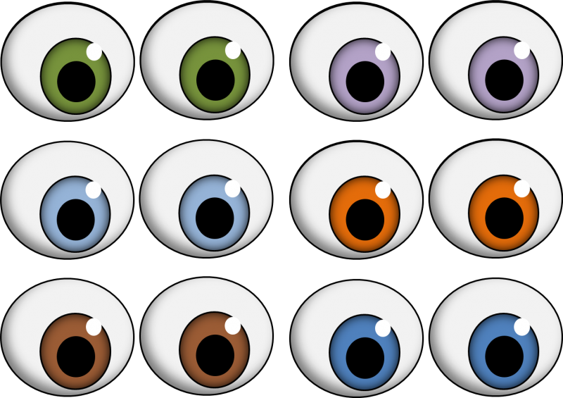Глазки круглые