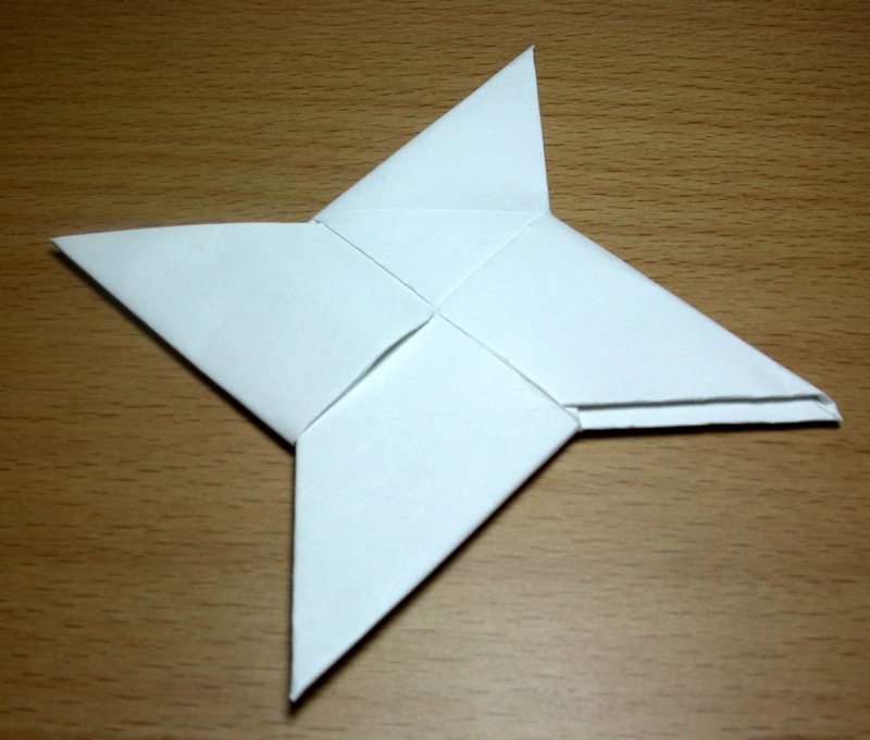 Оригами сюрикен трансформер
