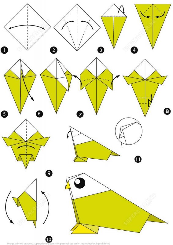 Лёгкие оригами
