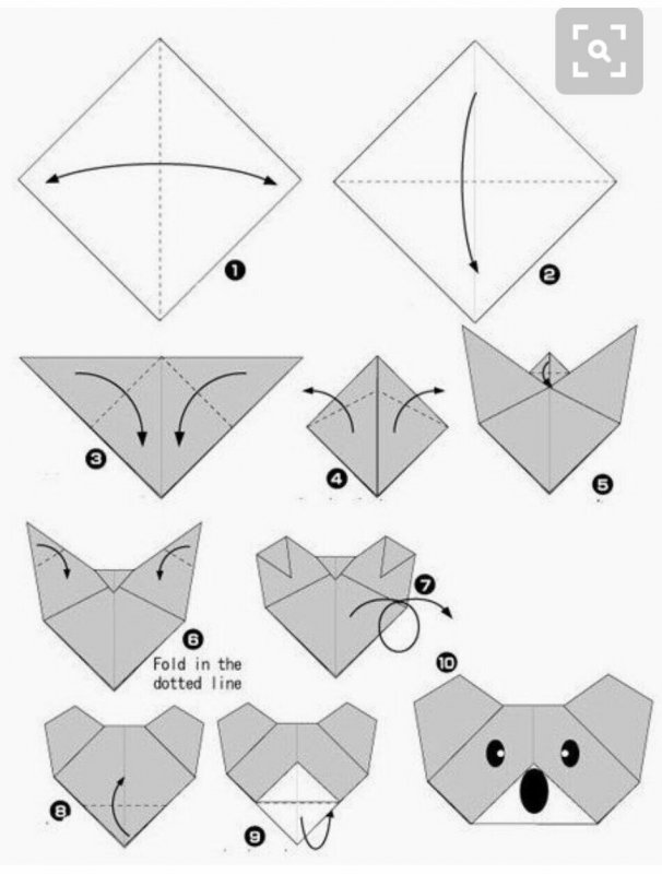 Самое простое оригами из бумаги для начинающих пошаговые схемы