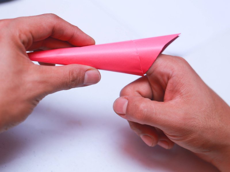 Ногти из бумаги оригами