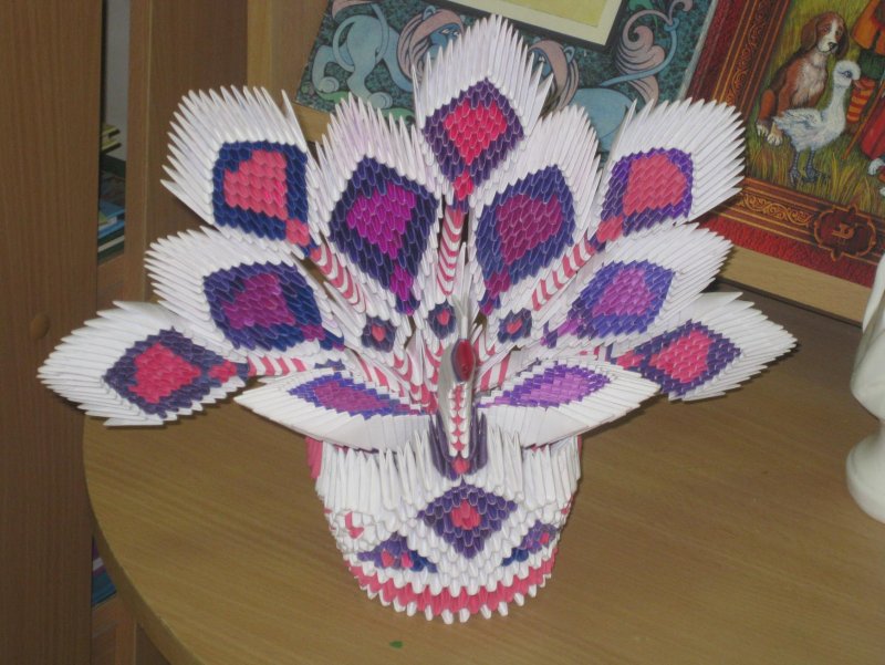 Оригами Сова Букля