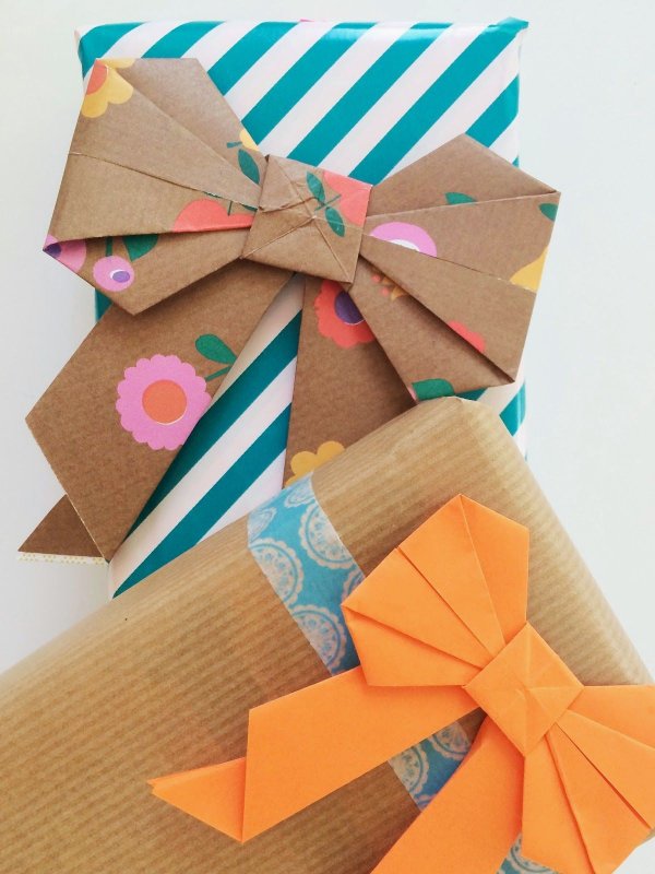Оригами упаковка для подарка