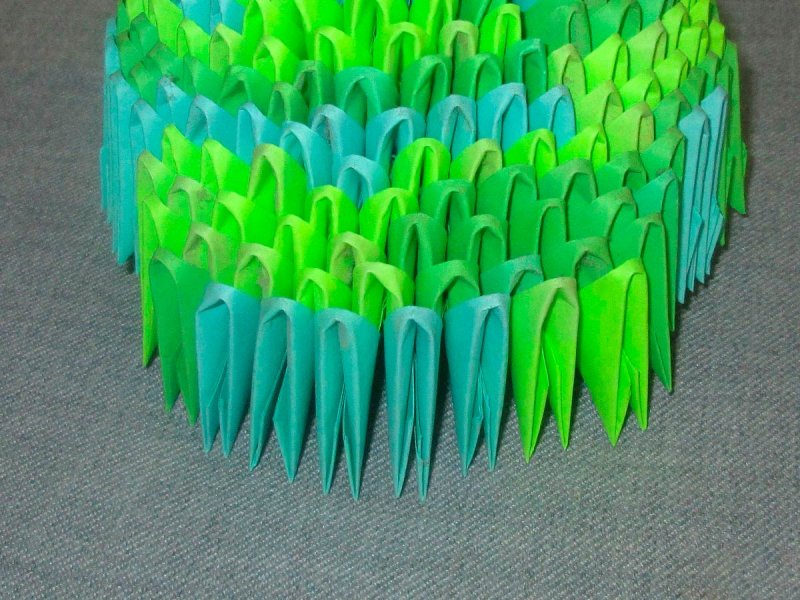 Модульное оригами коврик