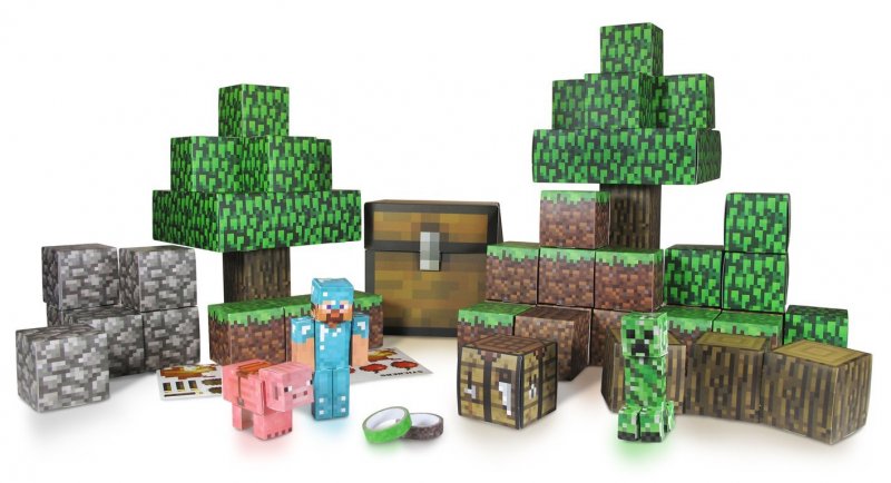 Бумажные конструкторы Minecraft Papercraft
