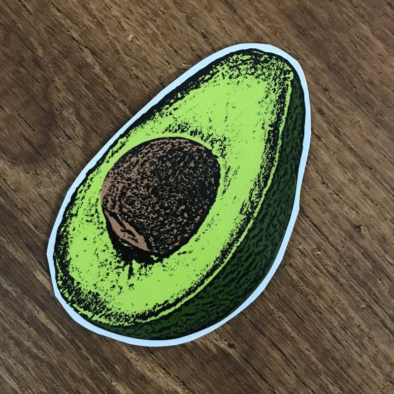 Стикеры наклейки авокадо