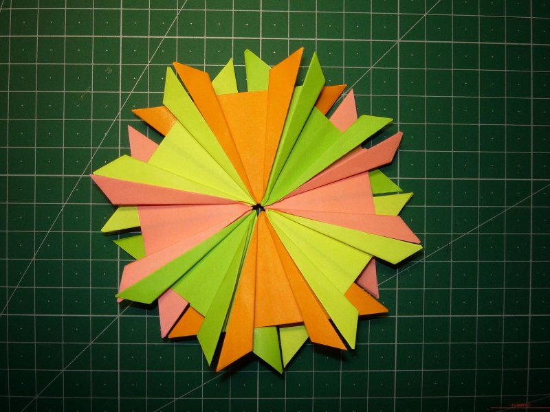 Модульное оригами звезда