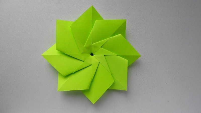 Оригами из бумаги для начинающих цветы