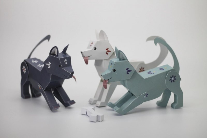 Игрушки для бумажных собак