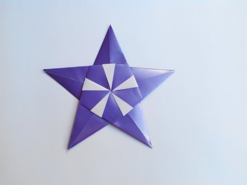 Оригами звезда сюрикен