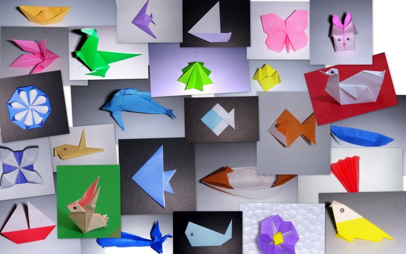 Оригами коллаж
