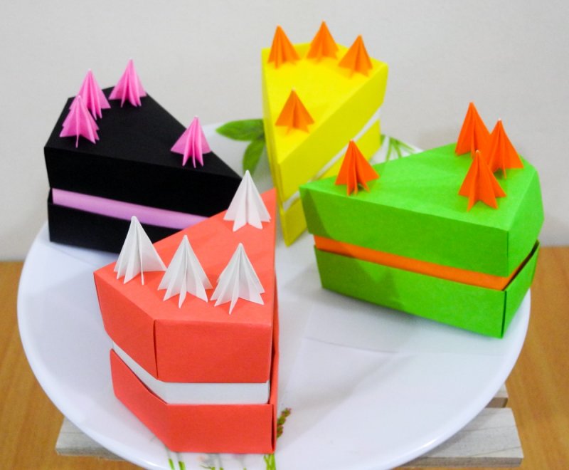 Оригами тортик