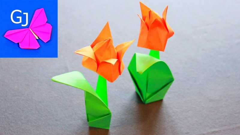 Подарок на 8 марта оригами