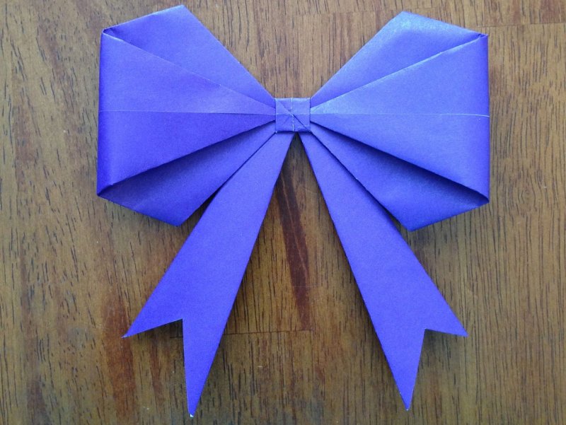 Бантик оригами