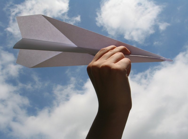 Оригами самолет кукурузник