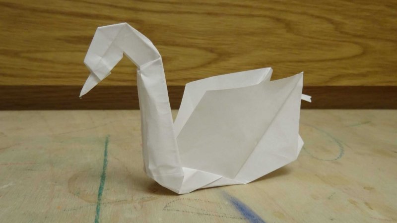 Оригами мышка из бумаги