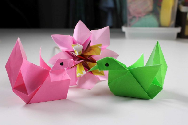 Необычные фигурки оригами
