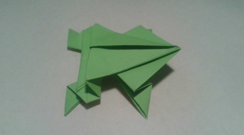 Оригами лягушка 2 класс математика