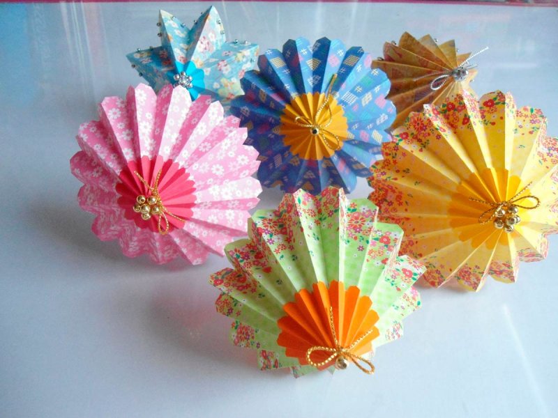 Оригами зонтик