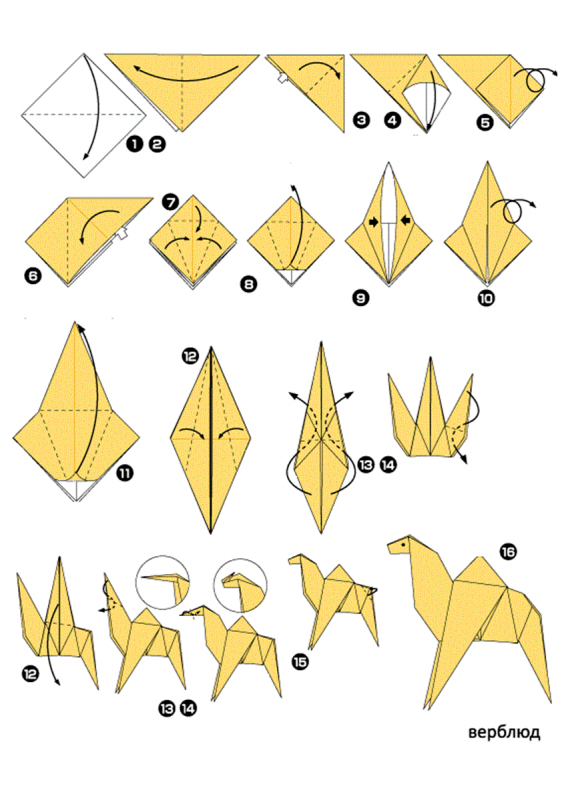 Оригами из бумаги схемы пошагово красивые