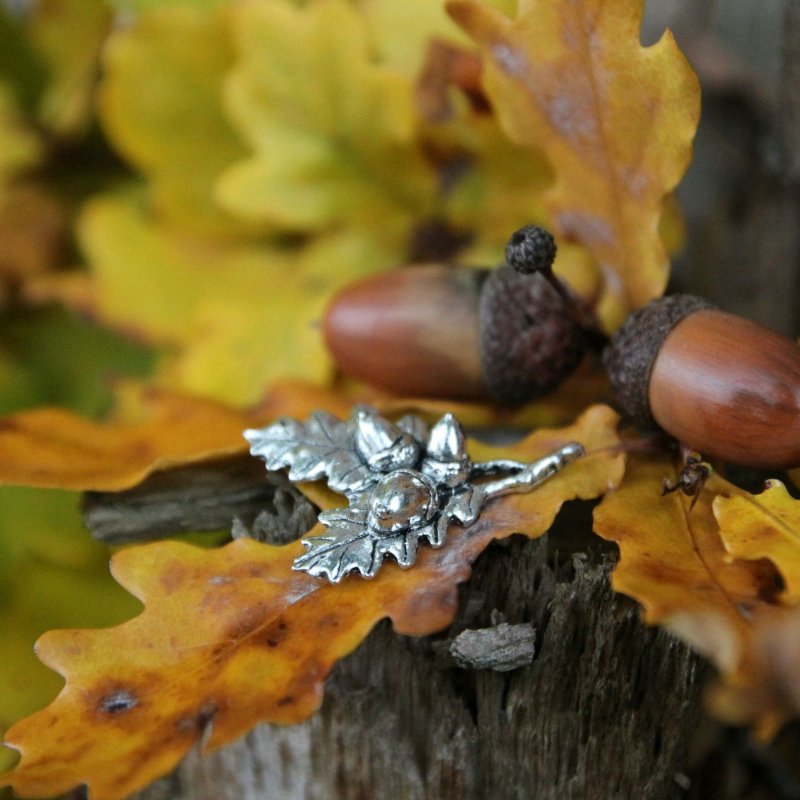 Осенний венок из природного материала