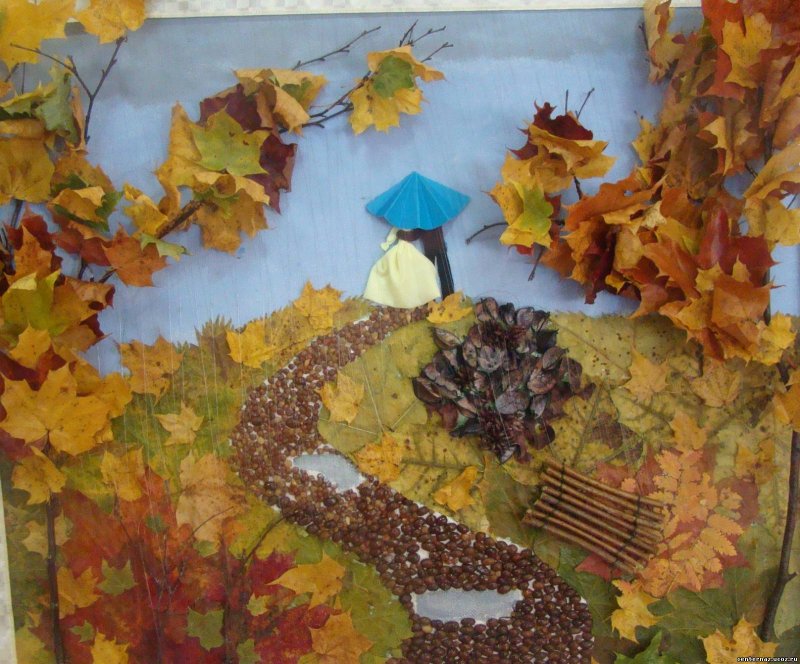 Поделки из природного материала на тему осень