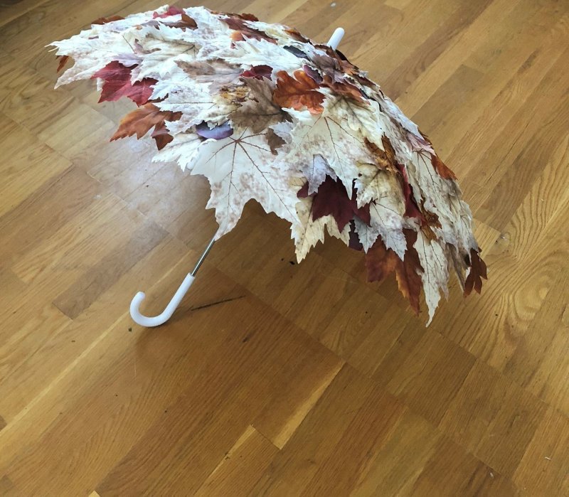 Зонт из природного материала