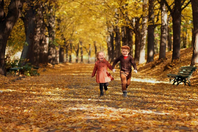 Осенняя прогулка фото