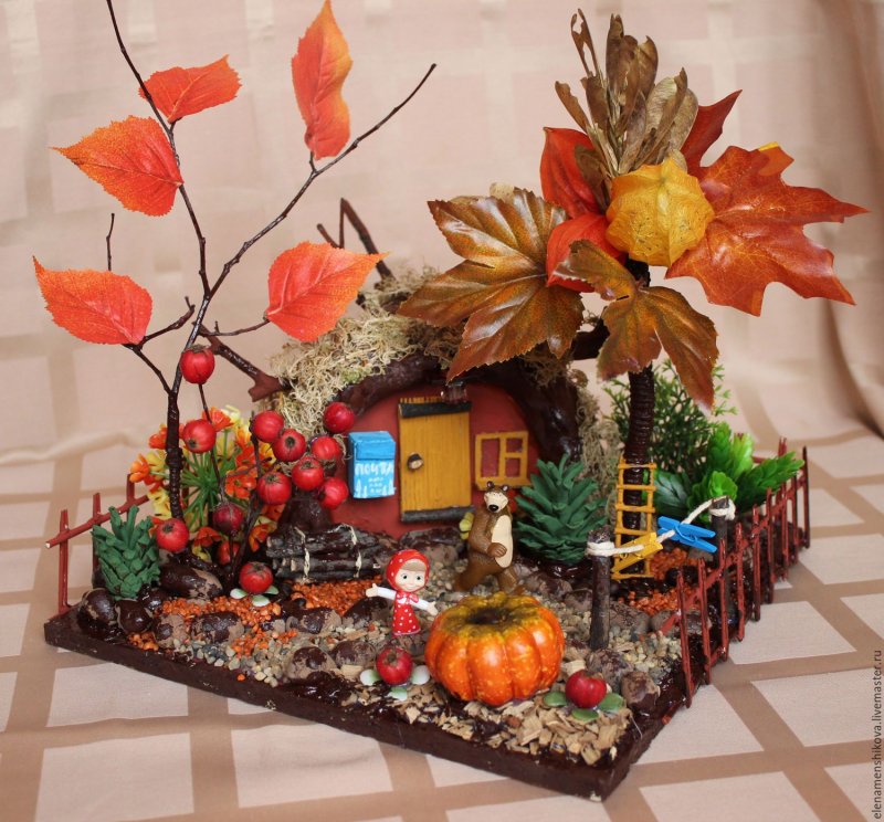 Осенняя композиция в садик