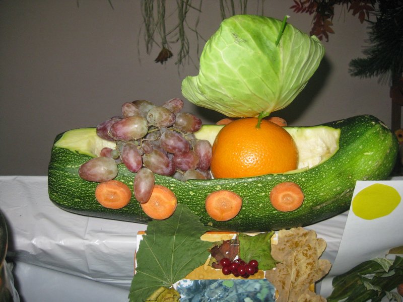 Поделки из овощей на выставку
