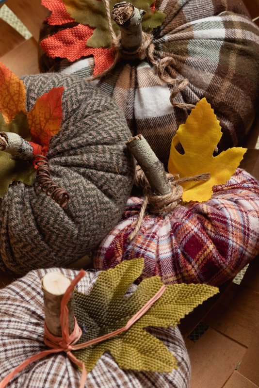 Осенний текстильный декор