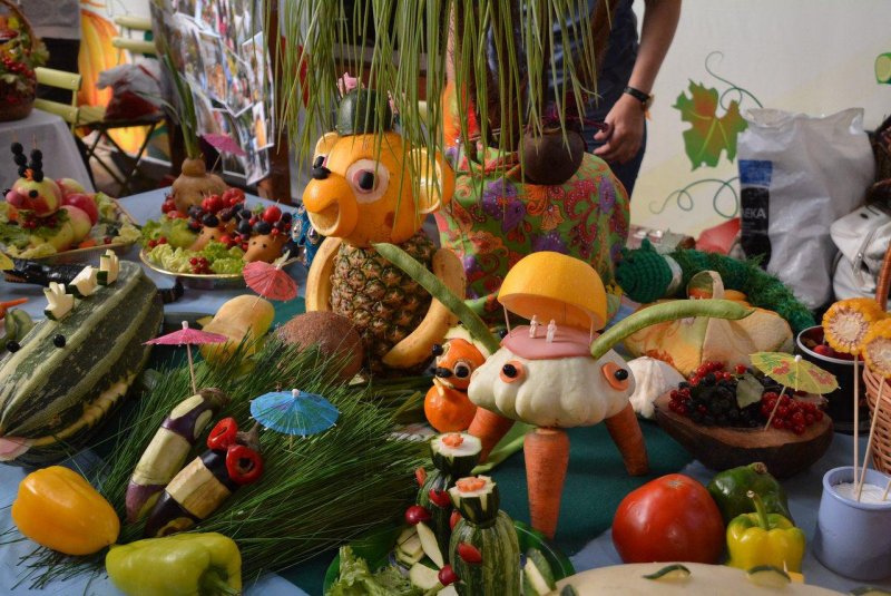 Выставка овощей