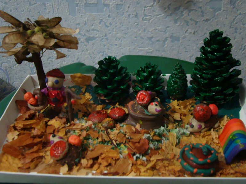 Выставка осенний Калейдоскоп в детском саду