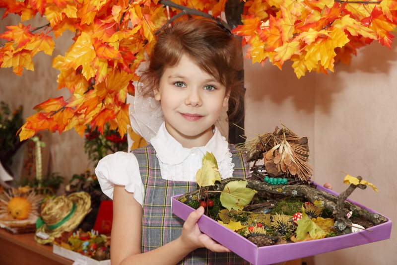 Осенние поделки в детский садик
