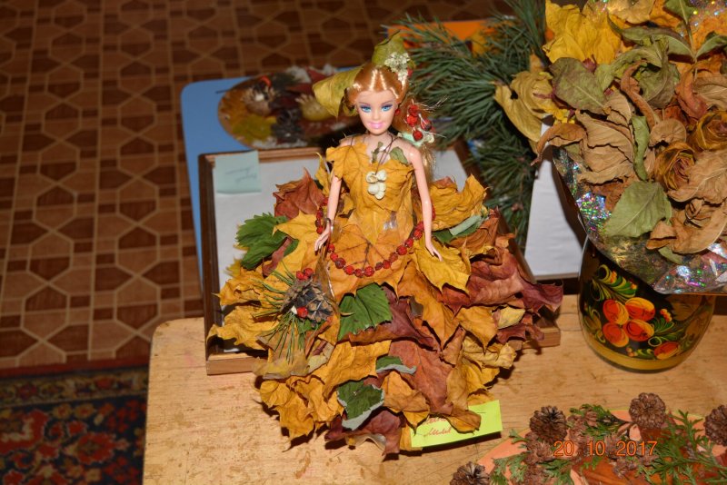 Осенняя поделка в садик 6 лет кукла
