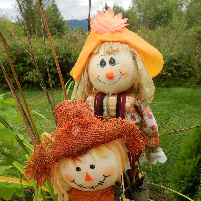 Интерьерная кукла осень