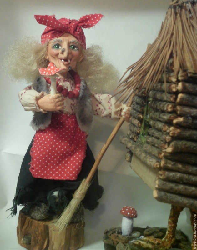 Перчаточная кукла баба Яга