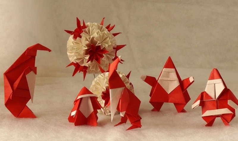 Модульное оригами из бумаги