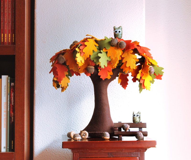 Осеннее дерево поделка в детский сад
