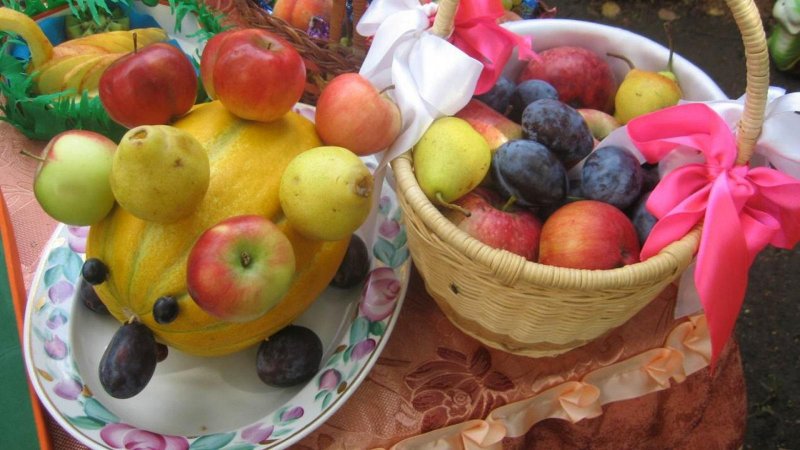 Поделки на яблочный спас в детский сад
