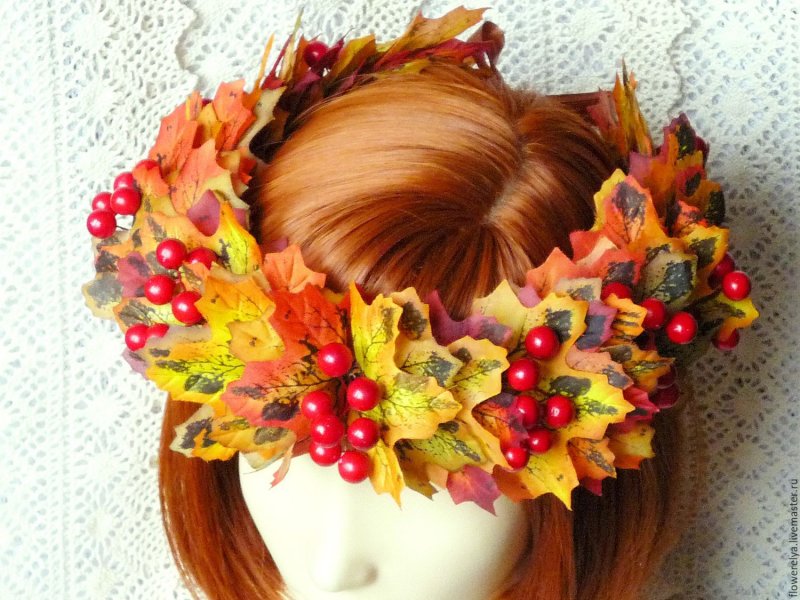 Осенние украшения для волос